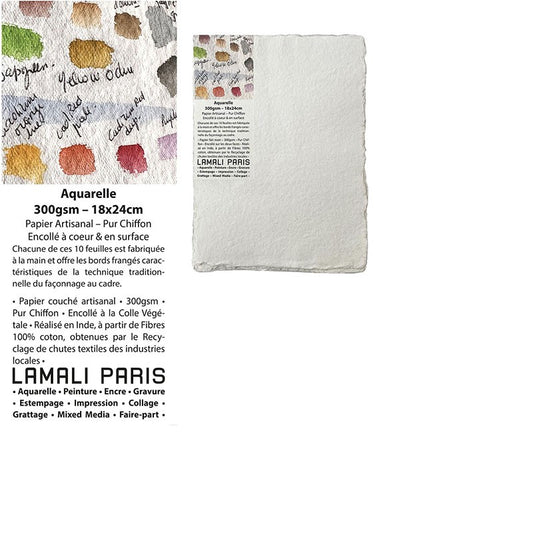 LML Papier Aquarelle-Papier-Lamali-Papeterie du Dôme