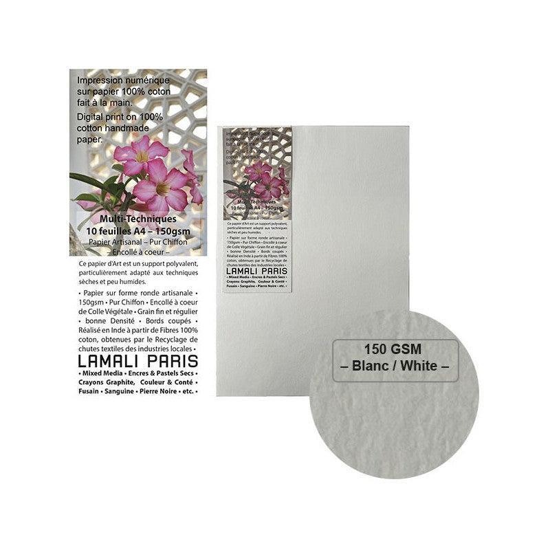 LML Papier Multi-Techniques-Papier-Lamali-A4-Blanc-150 GSM-Papeterie du Dôme