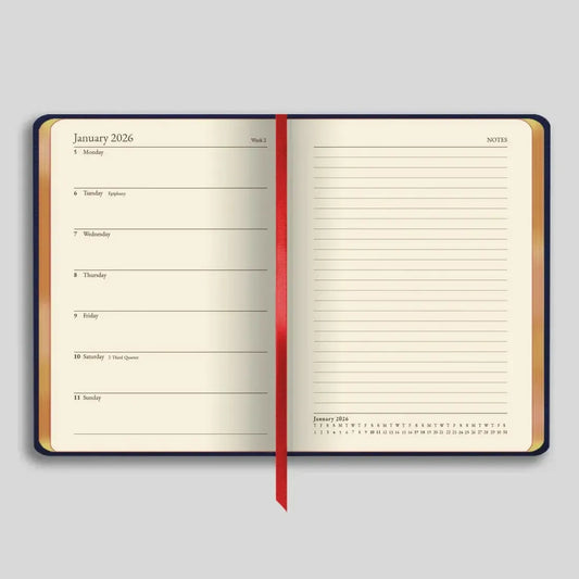 LSM Agenda Bath Semainier-Agenda-Leathersmith of London-Papeterie du Dôme