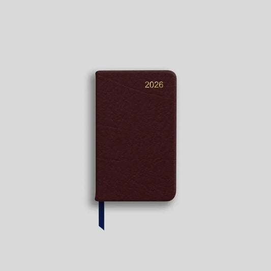 LSM Agenda Canterbury Semainier A7-Agenda-Leathersmith of London-2026-Bordeaux-Papeterie du Dôme