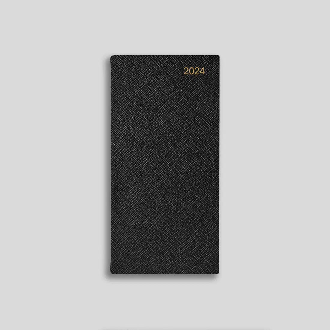 LSM Agenda Oxford Pocket Semainier-Agenda-Leathersmith of London-2024-Noir-Papeterie du Dôme
