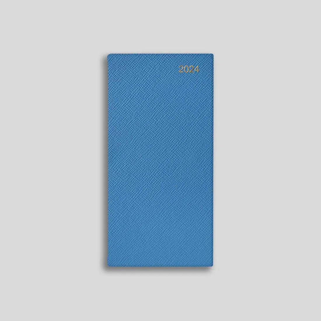 LSM Agenda Oxford Pocket Semainier-Agenda-Leathersmith of London-2024-Bleu Capri-Papeterie du Dôme