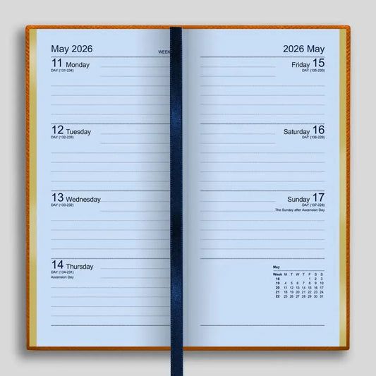 LSM Agenda Oxford Pocket Semainier-Agenda-Leathersmith of London-Papeterie du Dôme