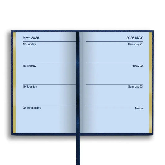 LSM Agenda Windsor Mini Semainier-Agenda-Leathersmith of London-Papeterie du Dôme