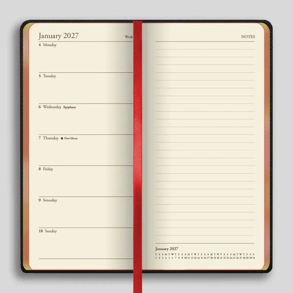 LSM Agenda Worcester Pocket Semainier-Agenda-Leathersmith of London-Papeterie du Dôme