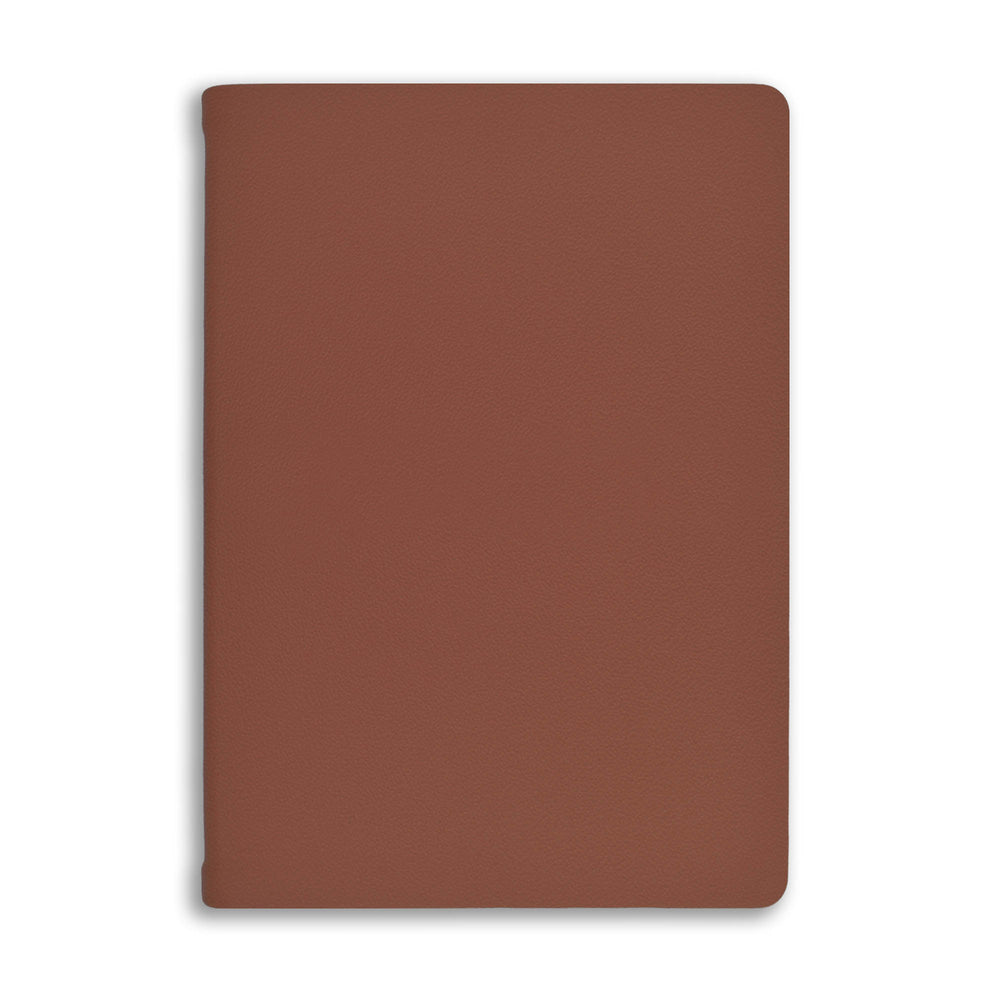 LSM Notebook Ligné Kensington-Carnet-Leathersmith of London-Caramel-Papeterie du Dôme