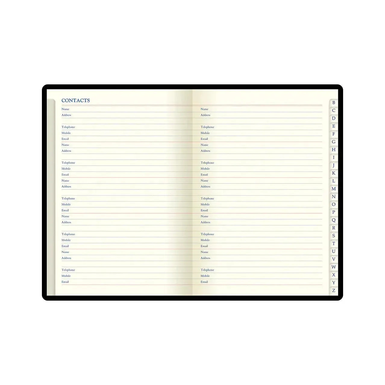 LTT Icon A5 Carnet d'Adresse-Carnet d'adresse-Letts-Papeterie du Dôme