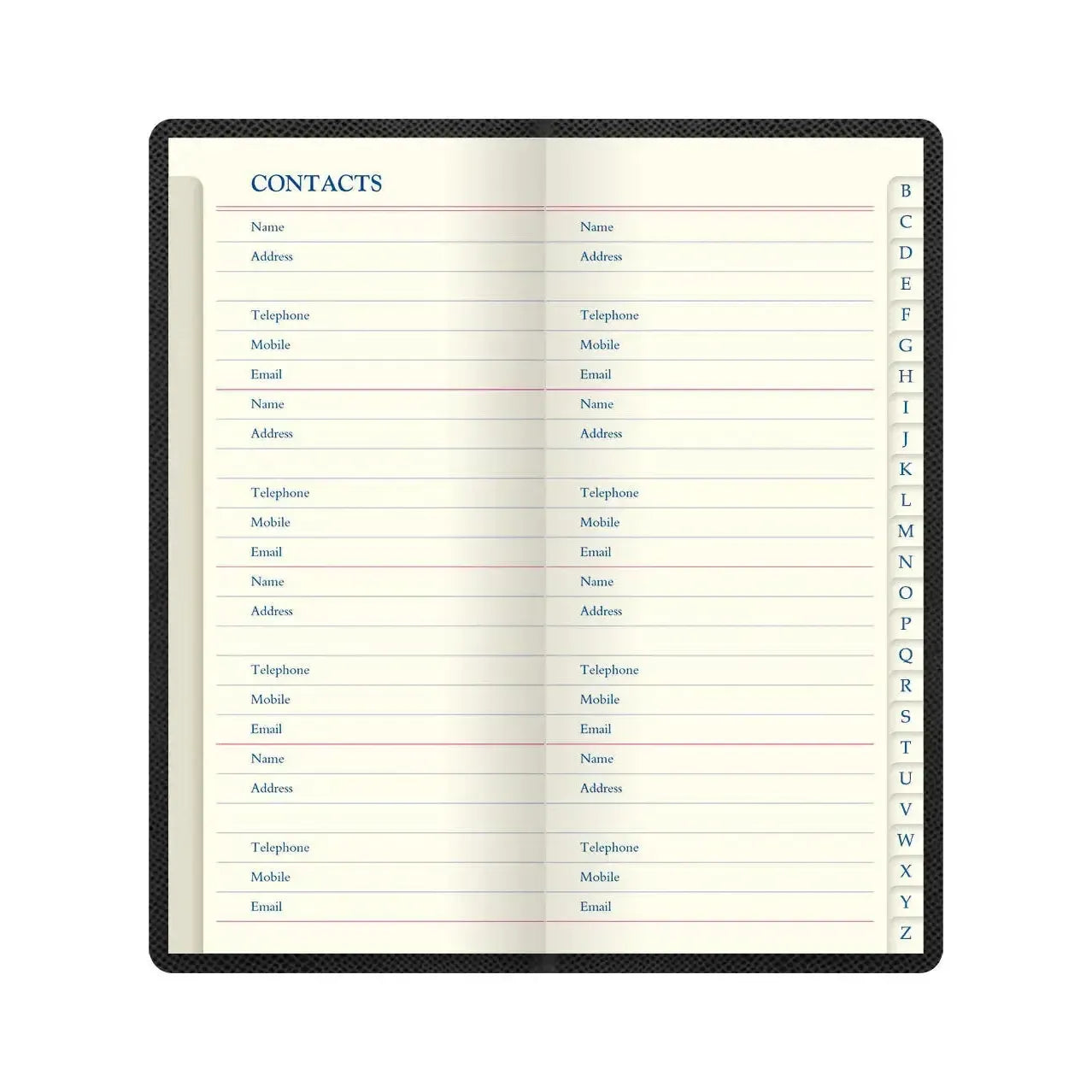 LTT Legacy Slim Carnet d'Adresse-Carnet d'adresse-Letts-Papeterie du Dôme