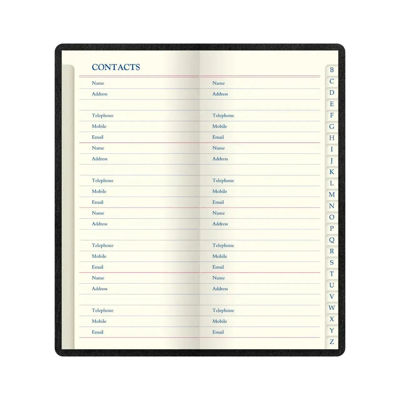 LTT Origin Slim Carnet d'Adresse-Carnet d'adresse-Letts-Papeterie du Dôme
