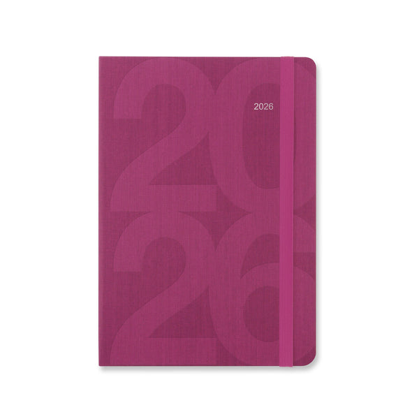 Letts Agenda Block A5 Semainier-Agenda-Letts-2026-Pink-Papeterie du Dôme