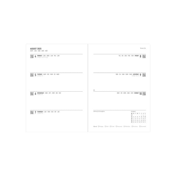 Letts Agenda Colour Block A5 Semainier Académique-Agenda-Letts-Papeterie du Dôme