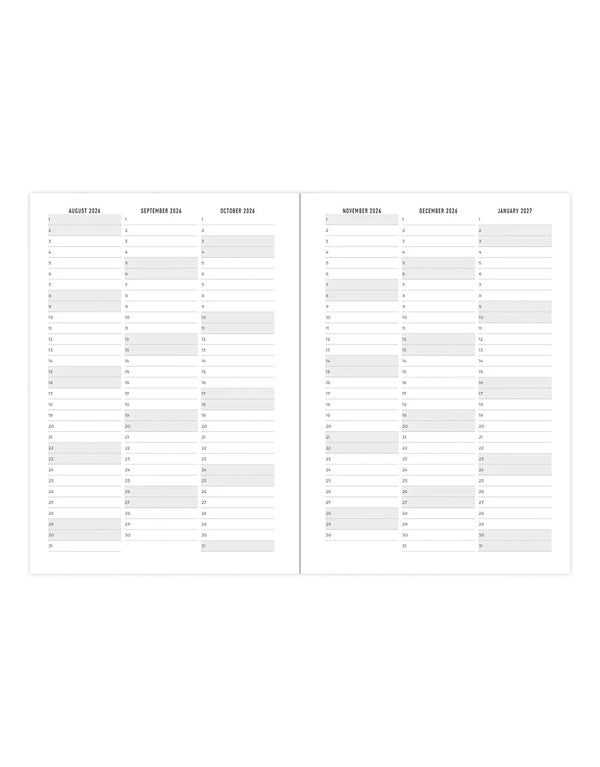 Letts Agenda Eco Writers A6 Semainier Académique-Agenda-Letts-Papeterie du Dôme