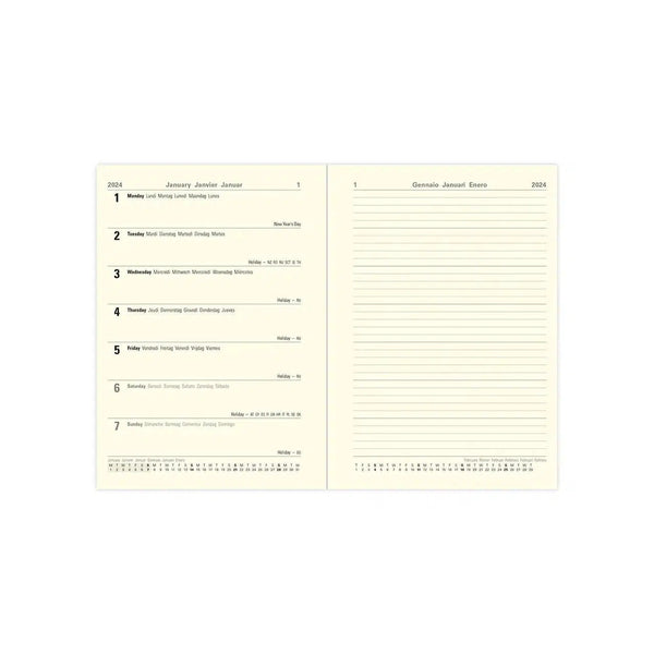 Letts Agenda Edge A6 Semainier + Notes-Agenda-Letts-Papeterie du Dôme