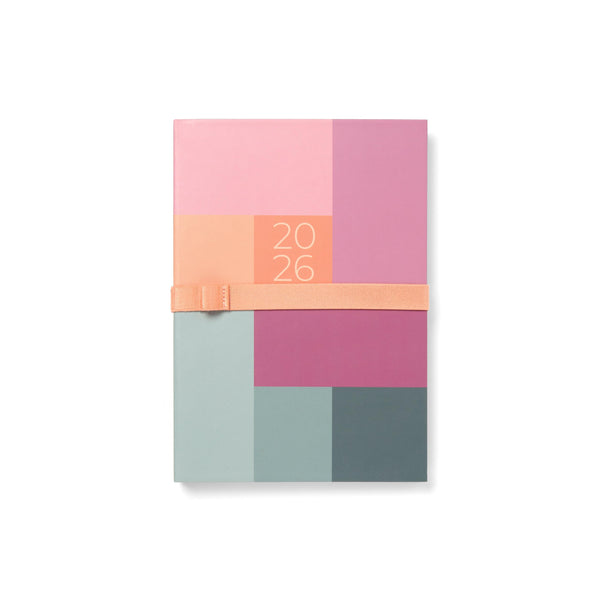 Letts Agenda Gradient A5 Semainier-Agenda-Letts-2026-Rose-Papeterie du Dôme