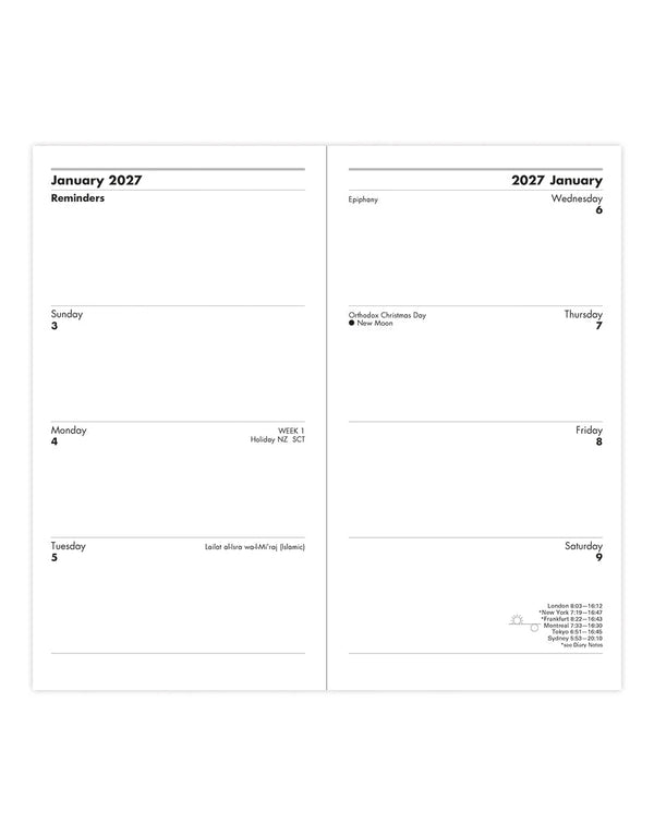 Letts Agenda Ladydate Medium Pocket Semainier-Agenda-Letts-Papeterie du Dôme
