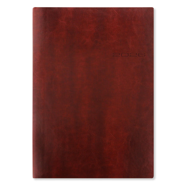 Letts Agenda Lecassa A4 Journalier-Agenda-Letts-2026-Marron-Papeterie du Dôme