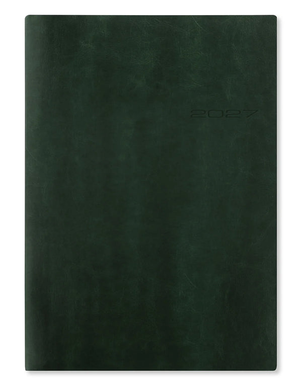 Letts Agenda Lecassa A4 Journalier-Agenda-Letts-2027-British Racing Green-Papeterie du Dôme