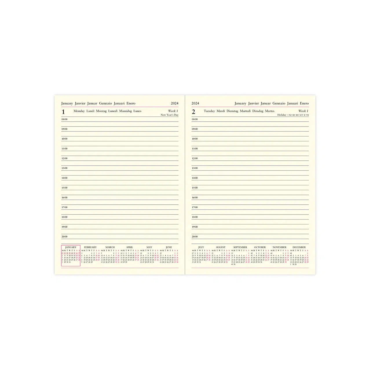 Letts Agenda Lecassa A4 Journalier-Agenda-Letts-Papeterie du Dôme