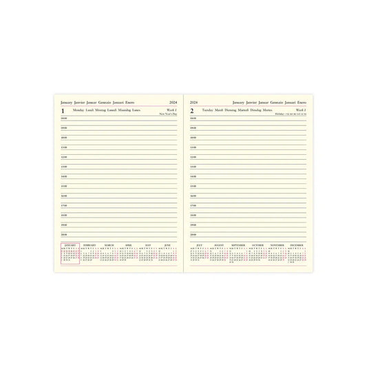 Letts Agenda Lecassa A4 Journalier-Agenda-Letts-Papeterie du Dôme