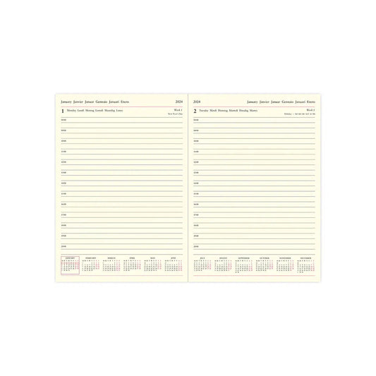 Letts Agenda Lecassa A5 Journalier-Agenda-Letts-Papeterie du Dôme