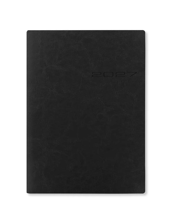 Letts Agenda Lecassa A5 Semainier-Agenda-Letts-2027-Noir-Papeterie du Dôme