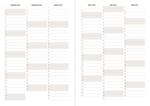 Letts Agenda Moments of Joy A5 Semainier-Agenda-Letts-Papeterie du Dôme