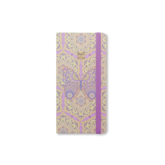 Letts Agenda Paisley Slim Semainier Académique-Agenda-Letts-2025-2026-Butterfly-Papeterie du Dôme