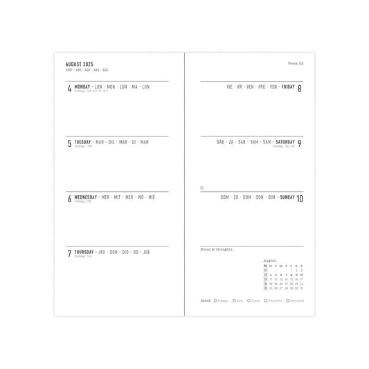 Letts Agenda Paisley Slim Semainier Académique-Agenda-Letts-Papeterie du Dôme