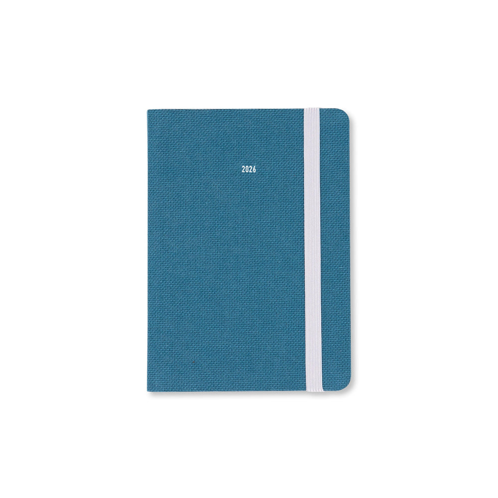 Letts Agenda Raw A6 Semainier-Agenda-Letts-2026-Teal-Papeterie du Dôme