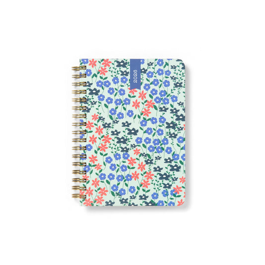 Letts Agenda Spring Valley A6 1 Semaine sur 2 pages-Agenda-Letts-2026-Mint-Papeterie du Dôme