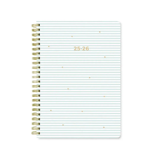 Letts Agenda Stripes A5 Semainier Académique-Agenda-Letts-2025-2026-Sky-Papeterie du Dôme