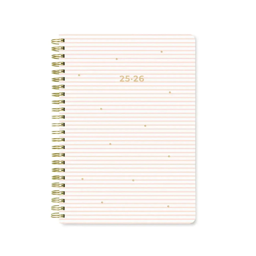 Letts Agenda Stripes A5 Semainier Académique-Agenda-Letts-2025-2026-Pink-Papeterie du Dôme