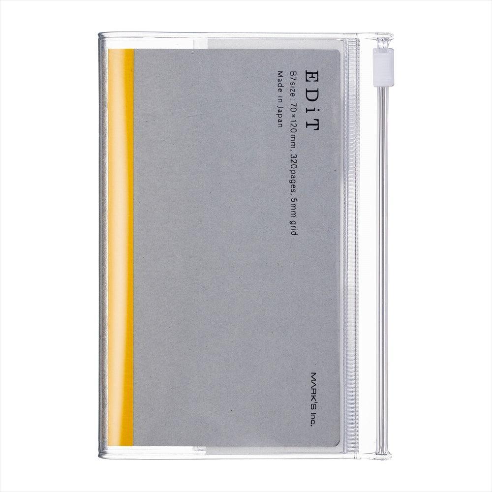 MARK'S EDiT Carnet B7 Pochette-Carnet-Mark's Europe-Transparent-Papeterie du Dôme