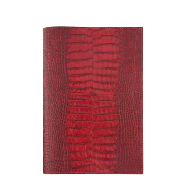 MGN Carnet Notes Ligné A22 Croco Savannah Mignon-Mignon-Rouge-Papeterie du Dôme