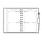 MGN Refill Agenda AG12R 2Days/Page Slide Binder with Directory