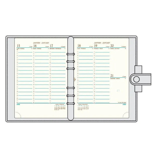 MGN Recharge Agenda AK22R Semaine/2 Pages Mignon-Recharge Agenda-Mignon-Papeterie du Dôme