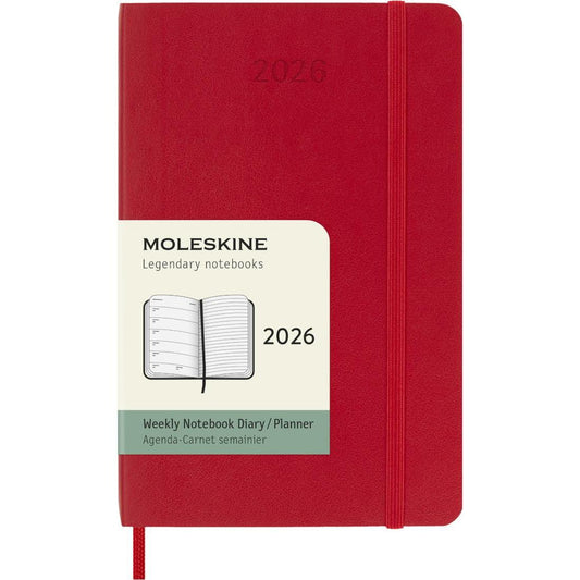 MSK Agenda Semainier & Carnet Souple 12 mois-Agenda-Moleskine-Papeterie du Dôme