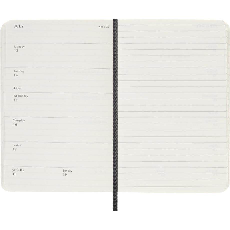 MSK Agenda Semainier & Carnet Souple 18 mois-Agenda-Moleskine-Papeterie du Dôme