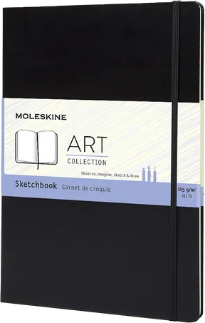 MSK Album Croquis Art Collection-Carnet-Moleskine-Noir-A4 21x29,7-Croquis-Papeterie du Dôme