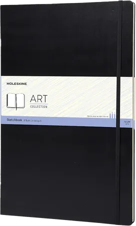 MSK Album Croquis Art Collection-Carnet-Moleskine-Noir-A3 29,7x42-Croquis-Papeterie du Dôme