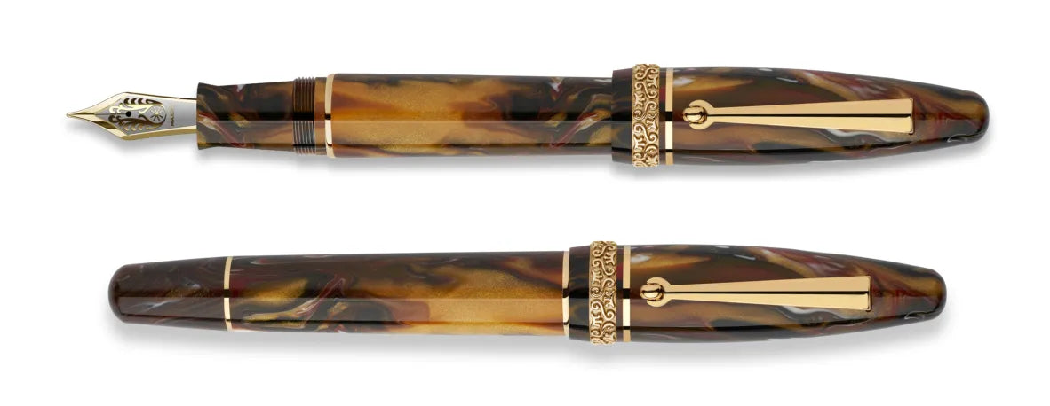 Maiora Ultra Ogiva Golden Age 2.0 Fire Stylo Plume-Stylo Plume-Maiora-Papeterie du Dôme