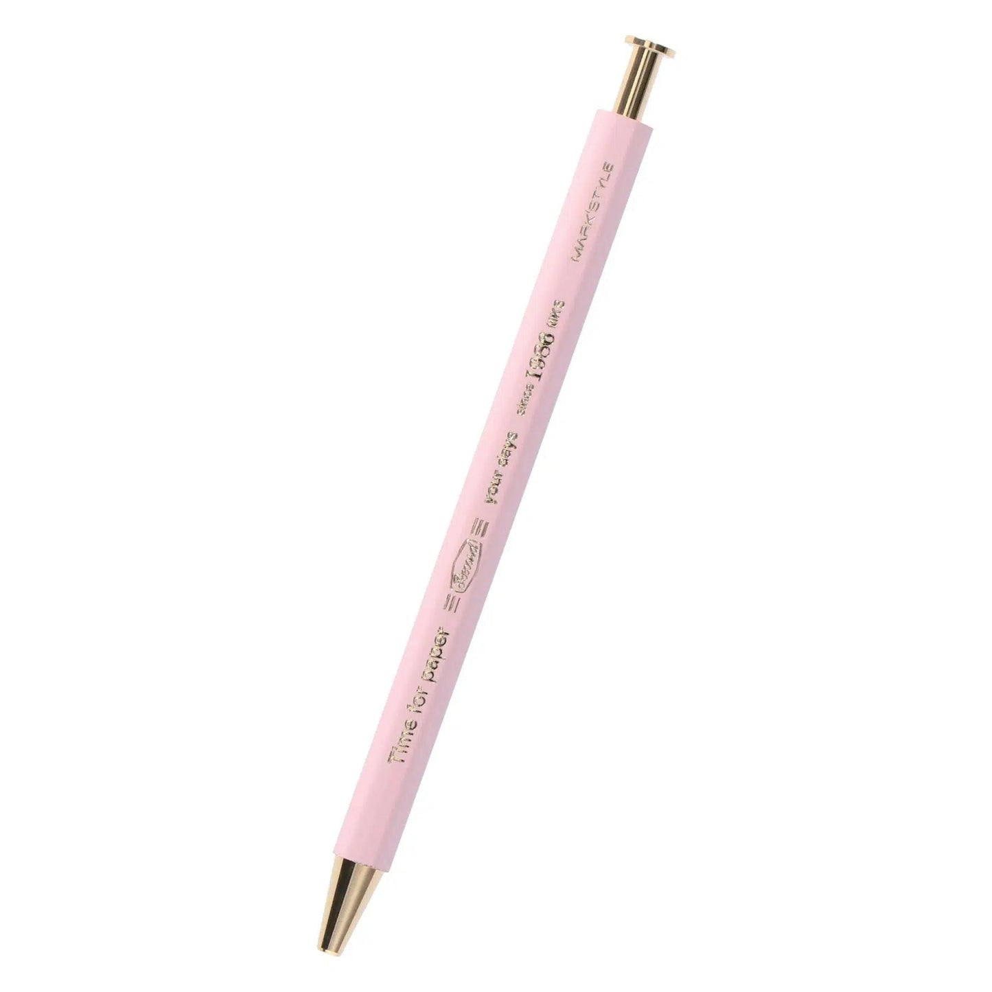 Mark's Time for Paper Stylo Bille-Stylo Bille-Mark's-Rose-Papeterie du Dôme