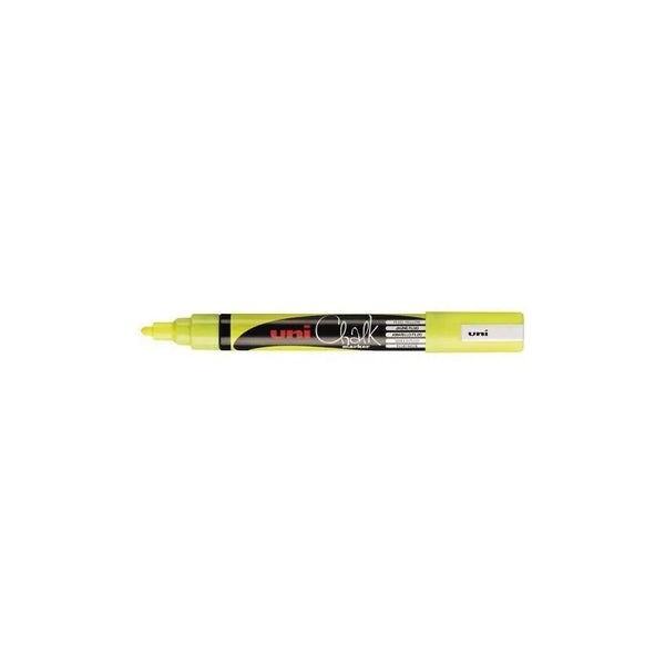 Marqueur Uni-ball UNI Marqueur Craie Chalk Marker Moyen-Marqueur-Uni-ball-Jaune Fluo-Papeterie du Dôme