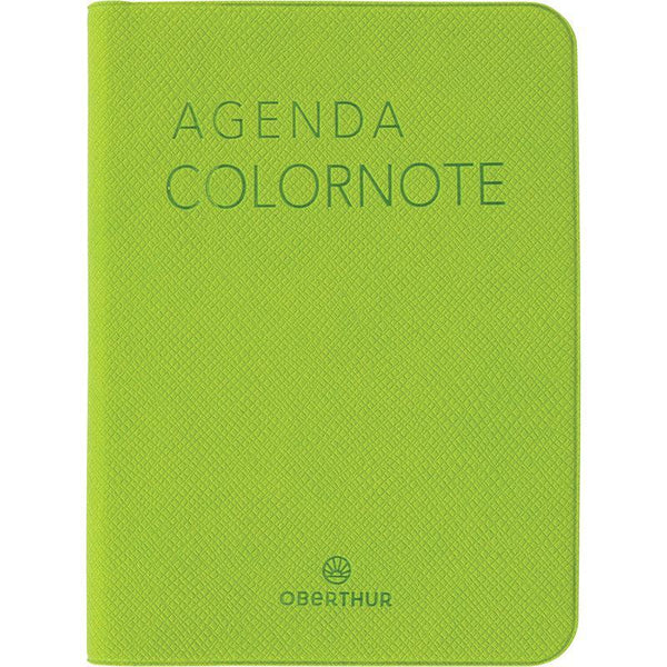 OBE Agenda Colornote Semainier 10-Agenda-Oberthur-2027-Vert pomme-Papeterie du Dôme