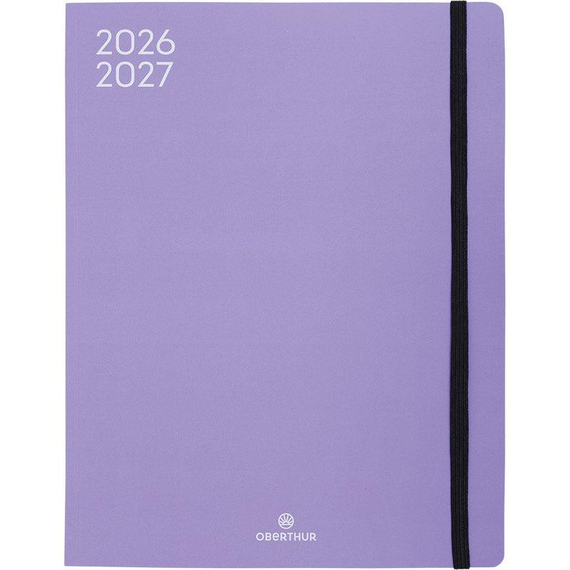 OBE Agenda Semainier Scolaire de Bureau 27 Split-Agenda-Oberthur-2026-2027-Lilas-Papeterie du Dôme