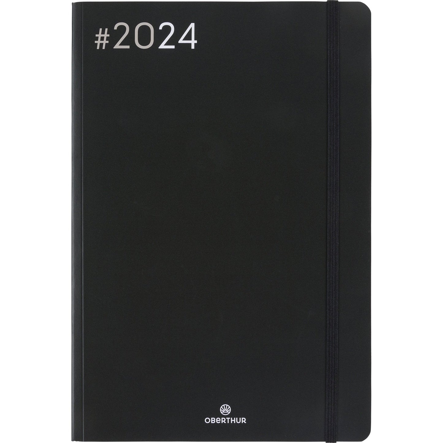 OBE Agenda Semainier de Bureau 25 Flex-Agenda-Oberthur-2024-Noir-Papeterie du Dôme