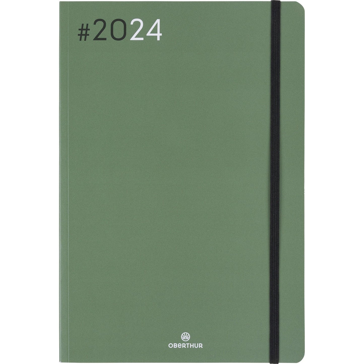 OBE Agenda Semainier de Bureau 25 Flex-Agenda-Oberthur-2024-Kaki-Papeterie du Dôme