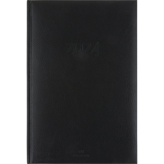 OBE Agenda Semainier de Bureau 25 London-Agenda-Oberthur-2025-Noir-Papeterie du Dôme