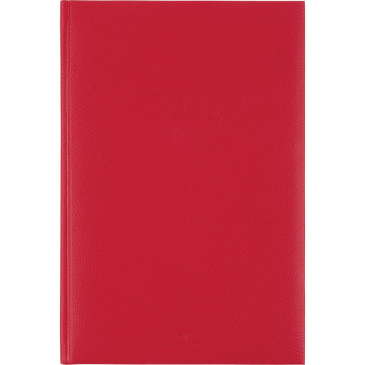 OBE Agenda Semainier de Bureau 25 London-Agenda-Oberthur-2025-Rouge-Papeterie du Dôme