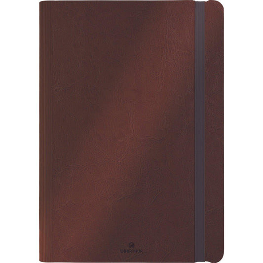 OBE Agenda Semainier de Bureau 25 Médicis-Agenda-Oberthur-2025-Marron clair-Papeterie du Dôme